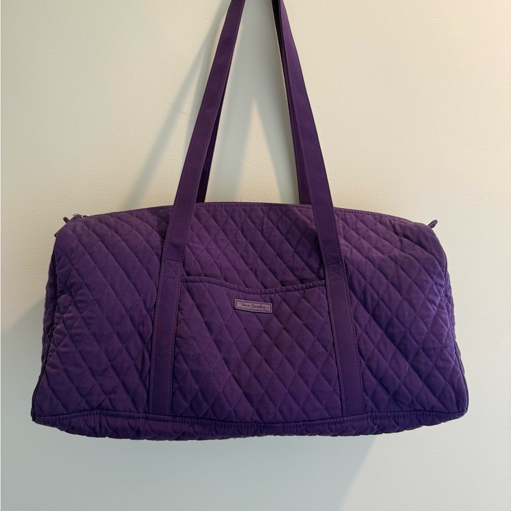 Vera Bradley Purple Quilted Travel Bag